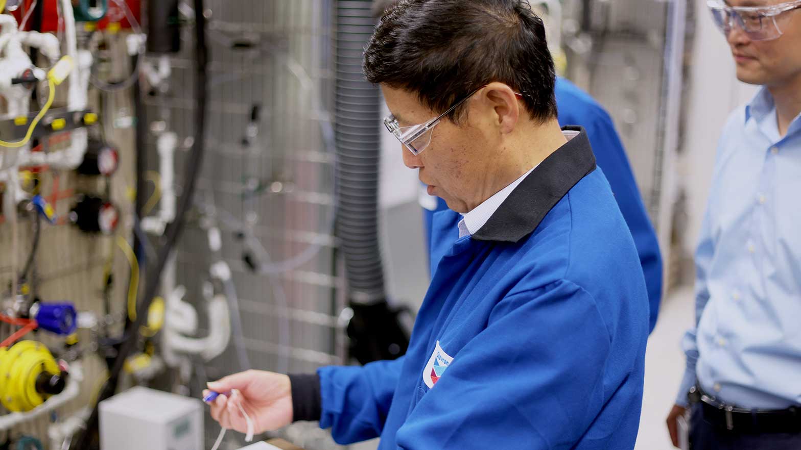 Yas Marina researchers like Stevn Song are leveraging the company’s experience in hydroprocessing to find more efficient solutions to transporting hydrogen.