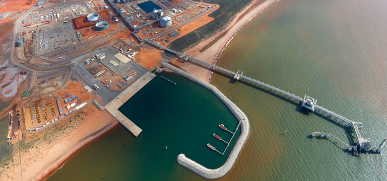 wheatstone project nears completion
